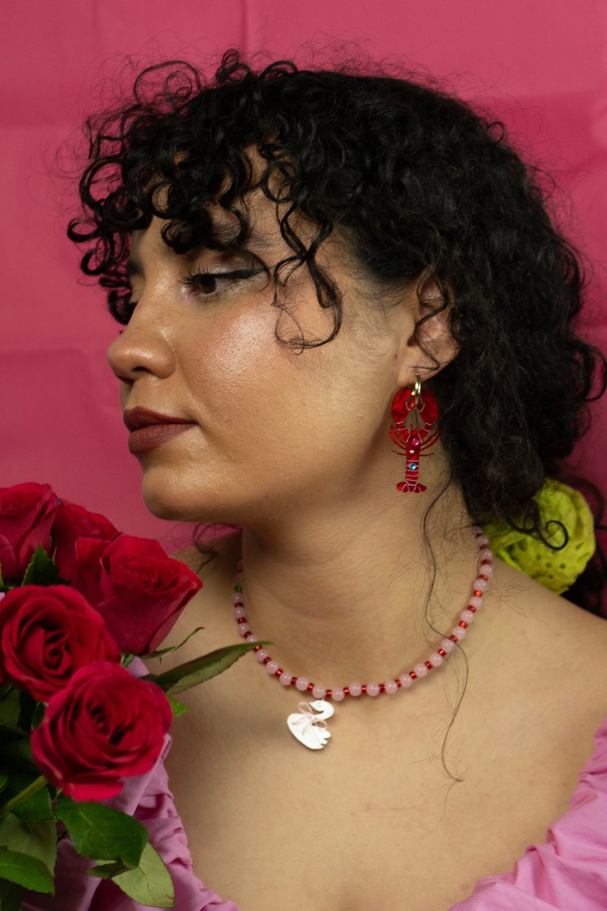 Lobster Hoop Earrings | Quirky Food Jewellery
