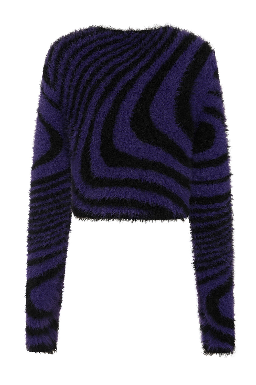 Black & Purple Psychedelic Rave Jumper | Banned Apparel