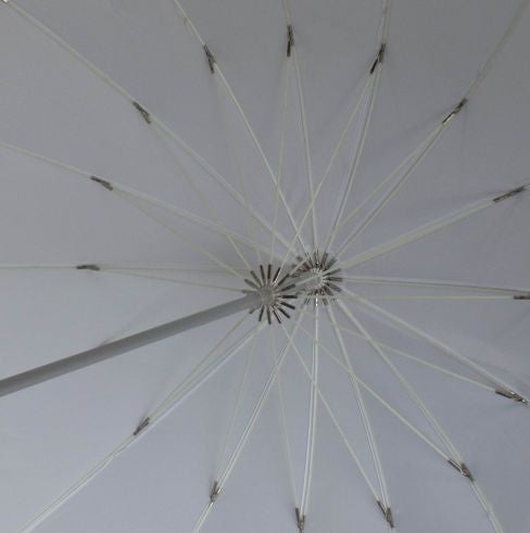 Heart Shaped Umbrella - White