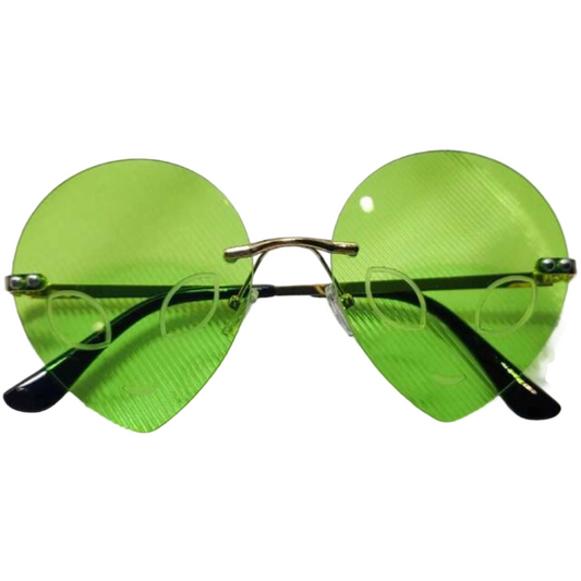Sunglasses - Alien shaped glasses, Green
