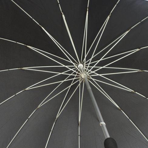 Heart Shaped Umbrella - Black