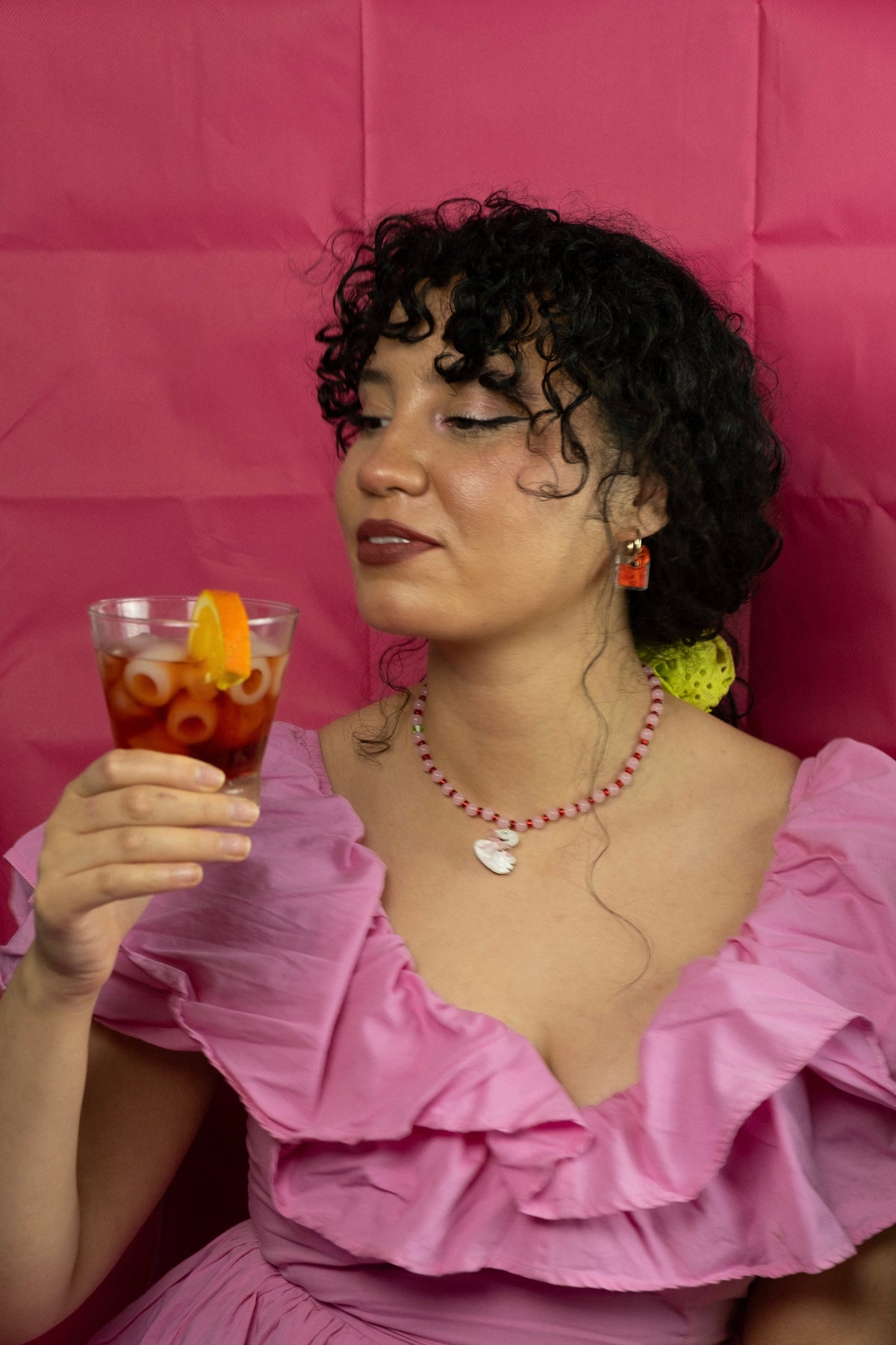 Negroni Hoop Earrings | Cocktail Statement Jewellery