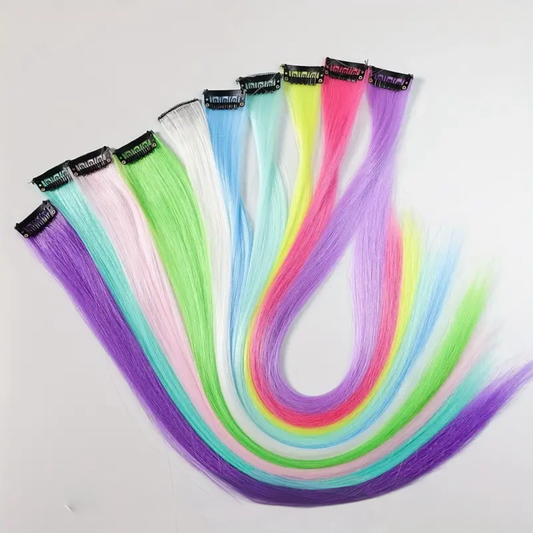 Hair Extensions - Pastel Glow in the Dark