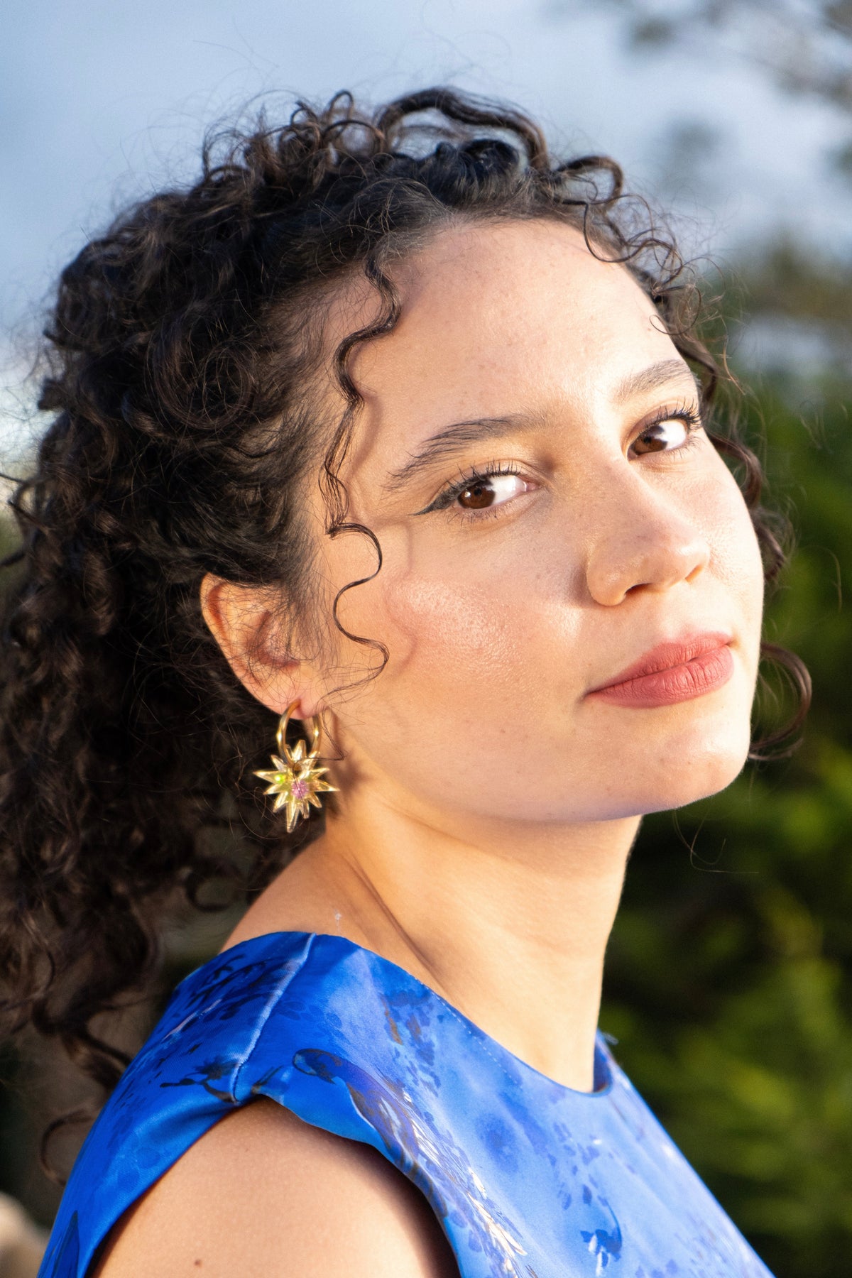 Striking Stars Hoop Earrings | Statement Jewellery