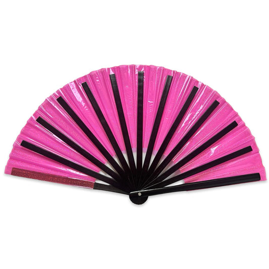 XL Festival Fan - Disco Glitter, Pink