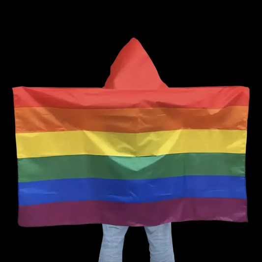 Rainbow Hooded Pride Flag