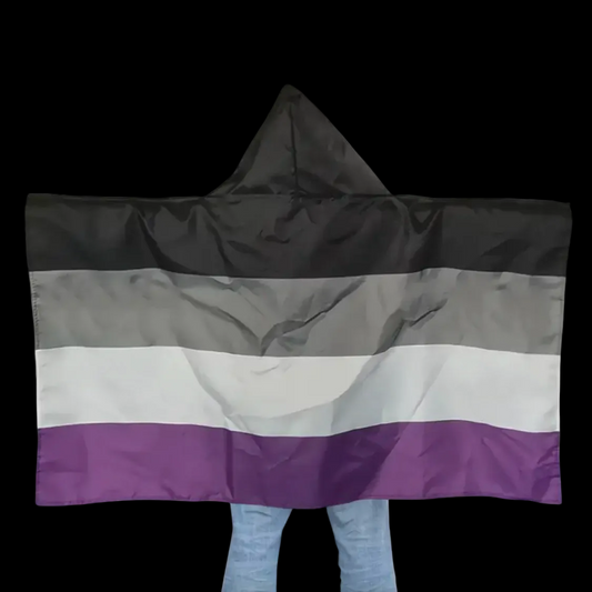 Asexual Hooded Pride Flag