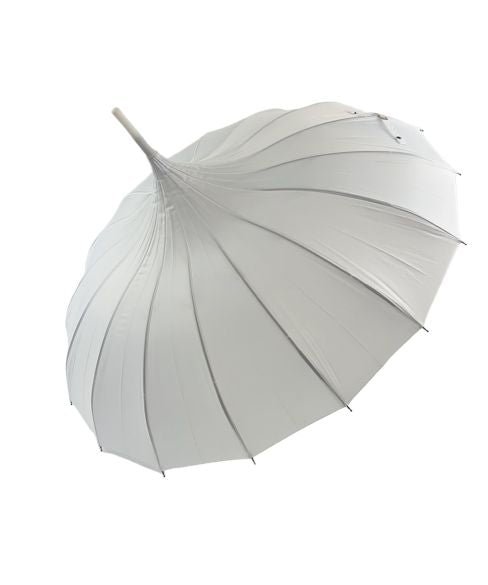 Timeless Pagoda Umbrella - White