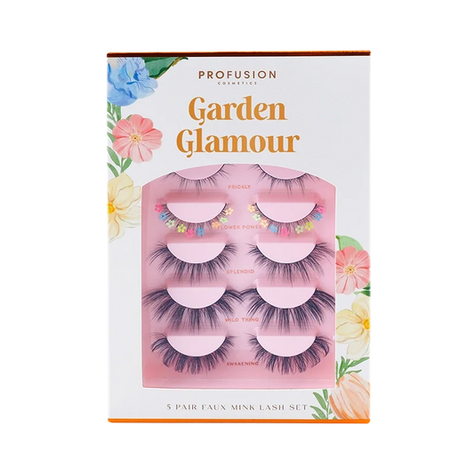 Profusion Petal Perfect Glamour Garden – 5 Pair Faux Mink Lash Set