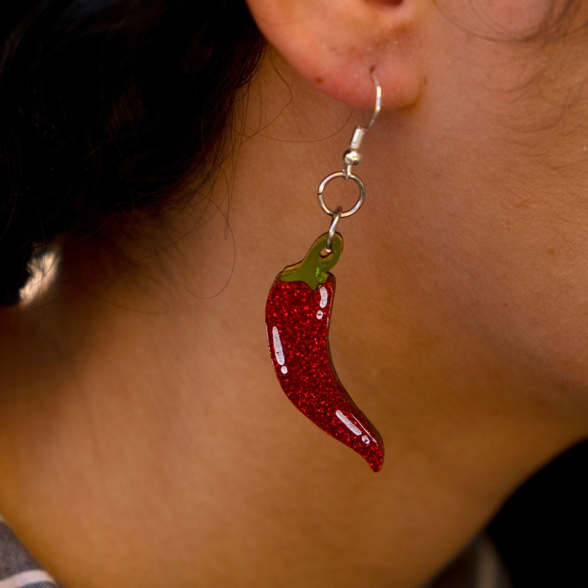 Chilli Pepper Earrings | Spicy Statement Jewellery