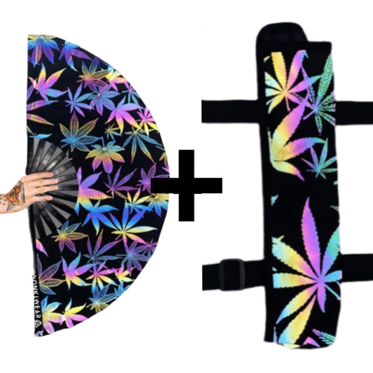 XL Festival Fan - Flash Reflective, Dope