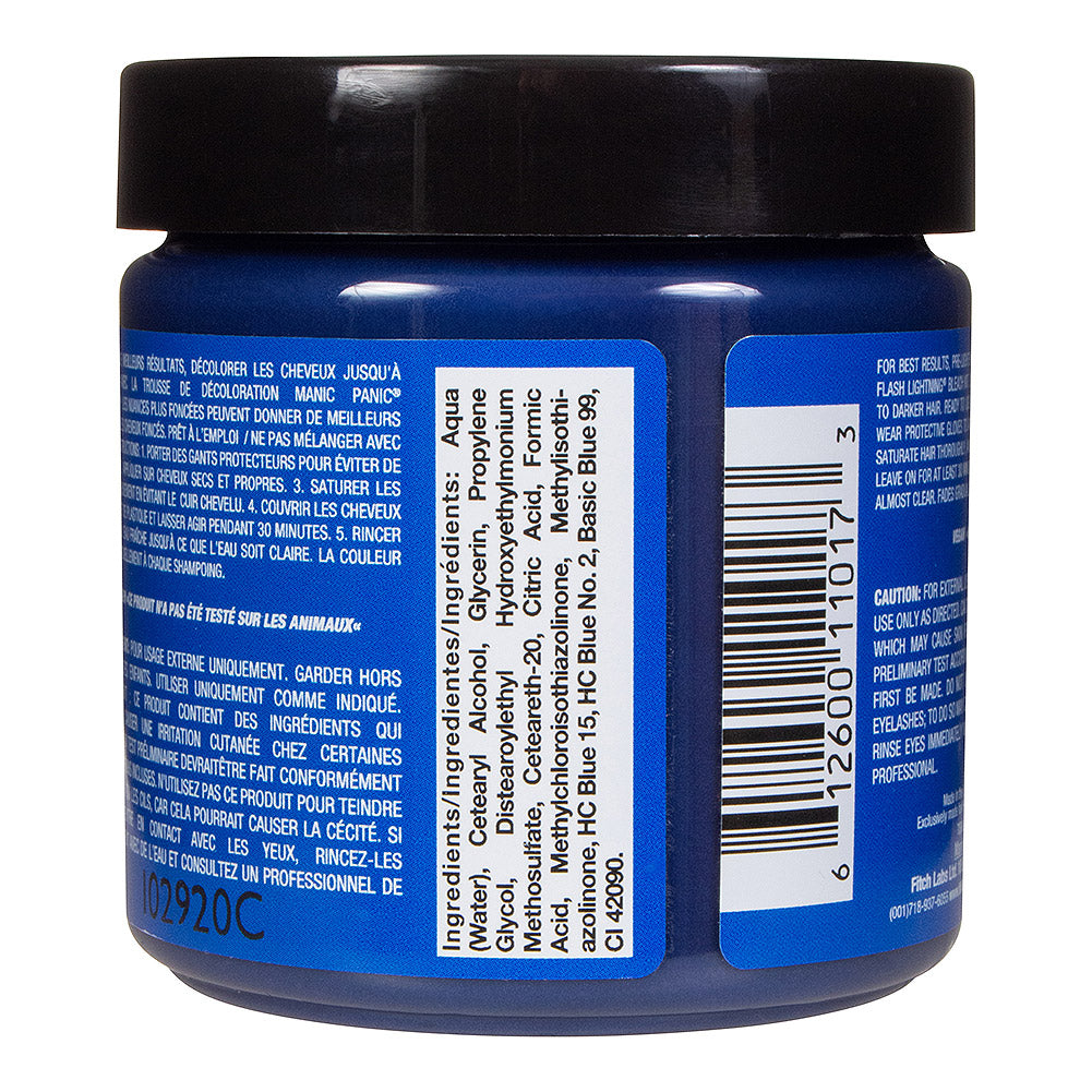 Manic Panic Bad Boy Blue Vibrant Denim Blue Semi-Permanent Hair Dye | Classic High Voltage