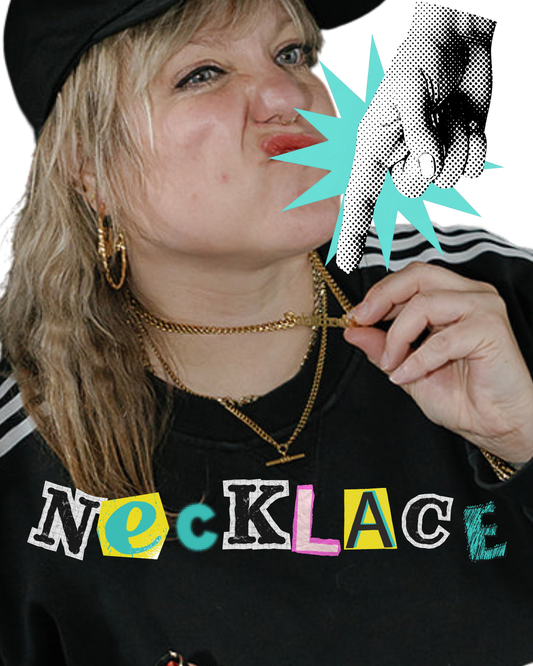 Sober Bitch Necklace | Gold Statement Recovery Necklace