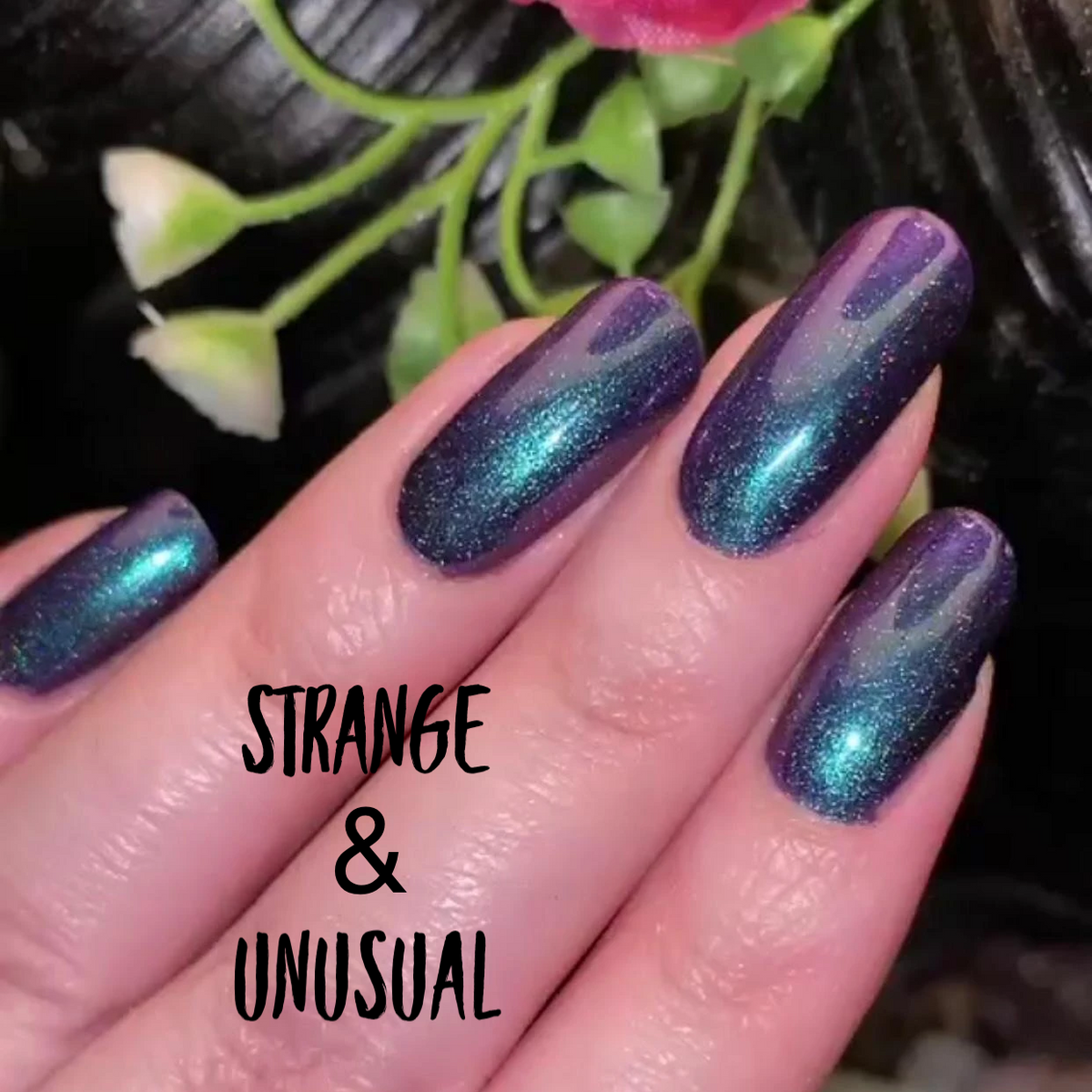 Radioactive Unicorn I Myself Am Strange And Unusual Multi-Tonal Chrome Nail Polish