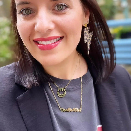 Don’t Be A Dick Necklace | Statement Slogan Jewellery