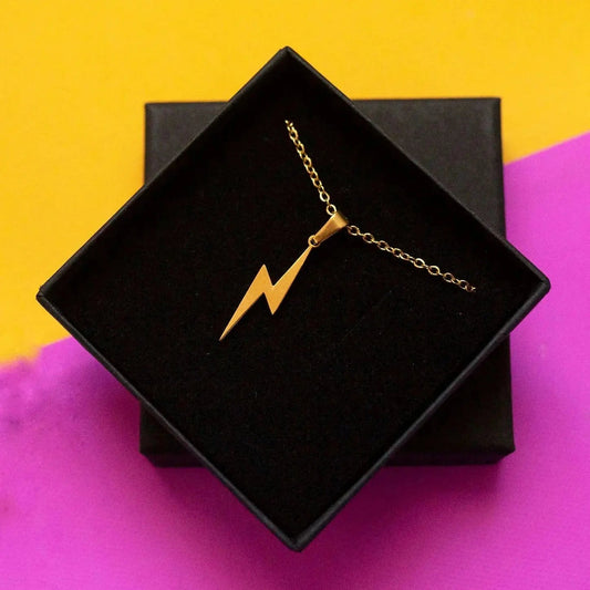 Lightning Bolt Necklace | Statement Jewellery