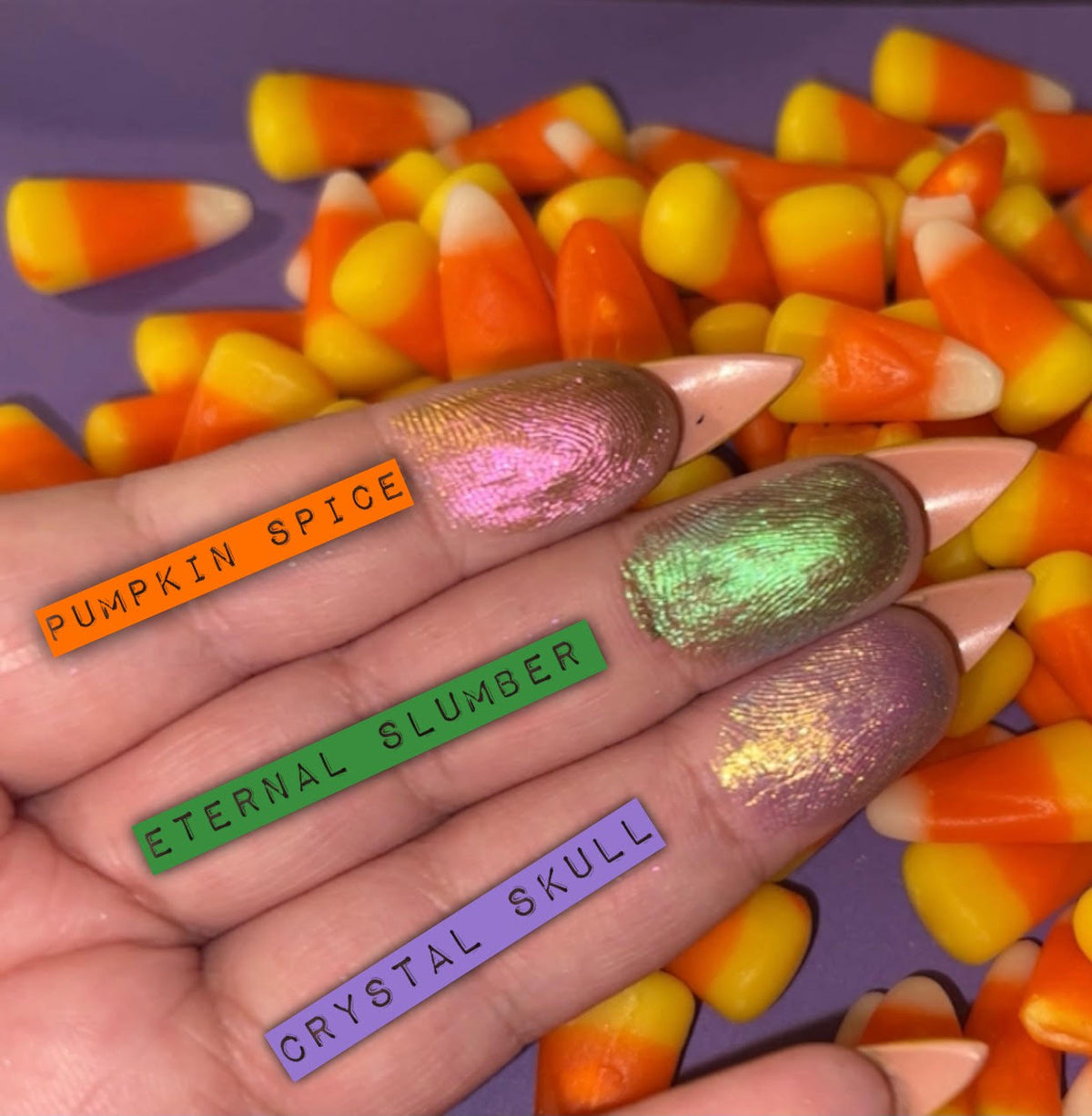 Radioactive Unicorn Pumpkin Spice Duochrome Liquid Eyeshadow & Lip Colour