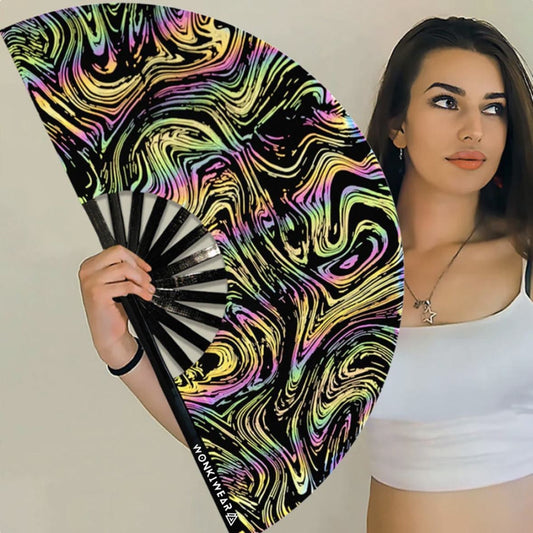 XL Festival Fan - Flash Reflective, Swirl