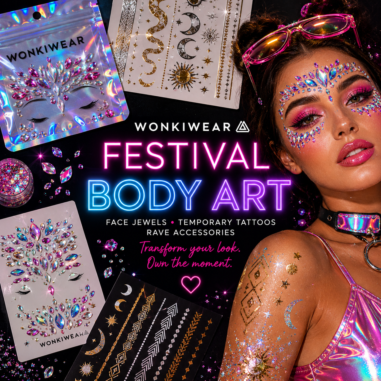 Face Jewels & Body Art