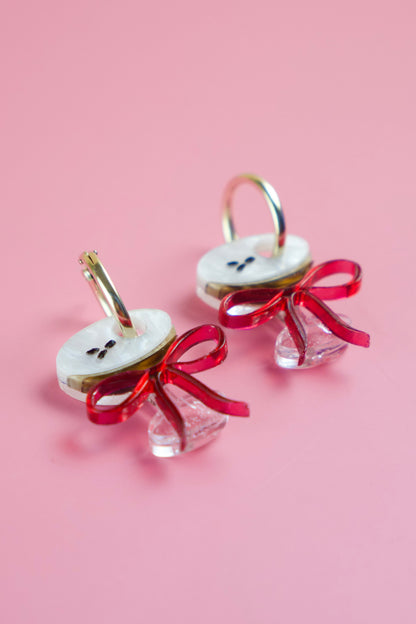 Espresso Martini Hoop Earrings | Cocktail Jewellery