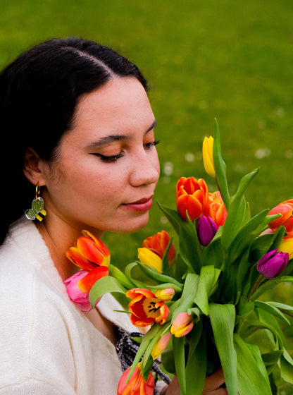 Bee Hoop Earrings | Quirky Statement Jewellery