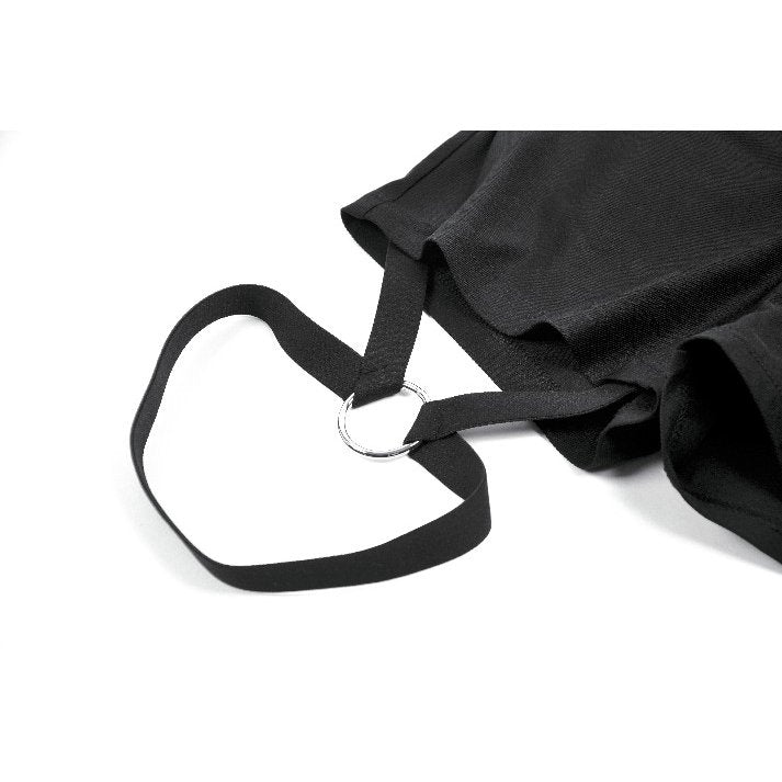 Black Punk Utility Rave Shorts | Dark in Love