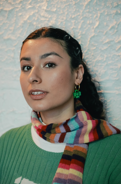Four Leaf Clover Hoop Earrings | Shamrock Jewellery
