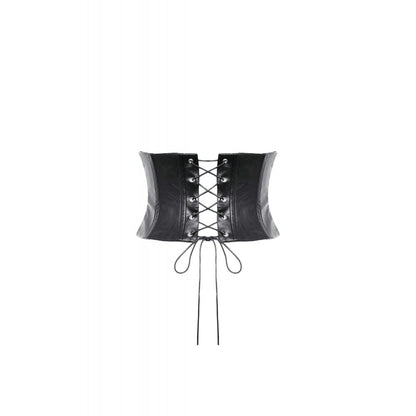 Black Layered Faux Leather Rave Waist Belt | Dark in Love