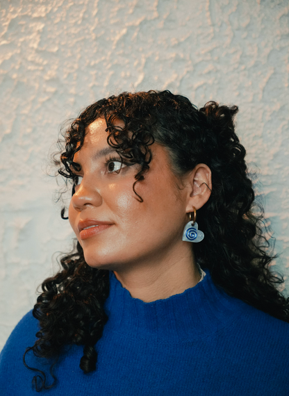 Celtic Spiral Hoop Earrings | Celtic Jewellery