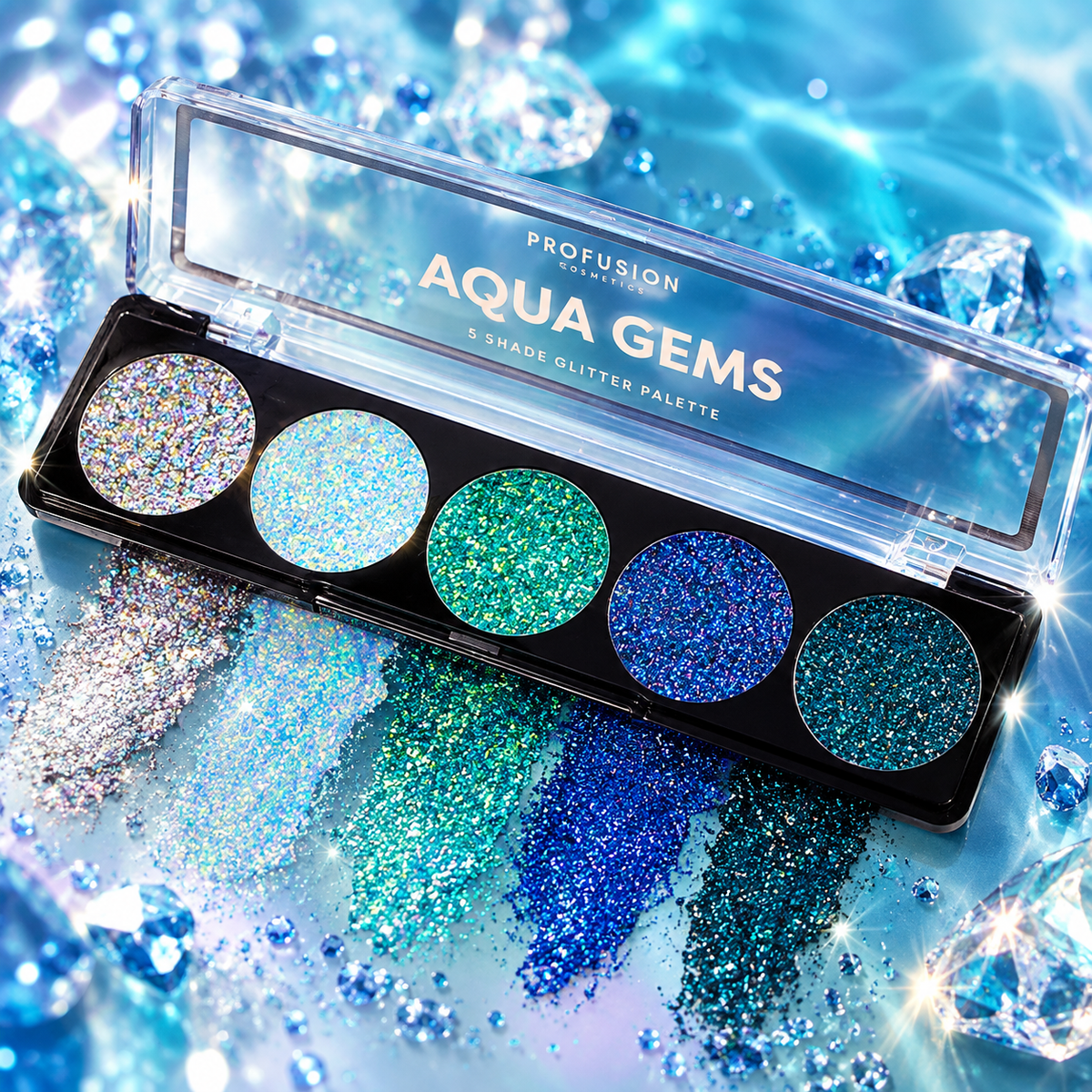 GLITTER GEMS | 5-SHADE GLITTER PALETTES