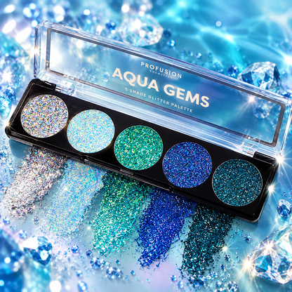 GLITTER GEMS | 5-SHADE GLITTER PALETTES