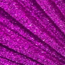 Purple Glitter Small Folding Fan