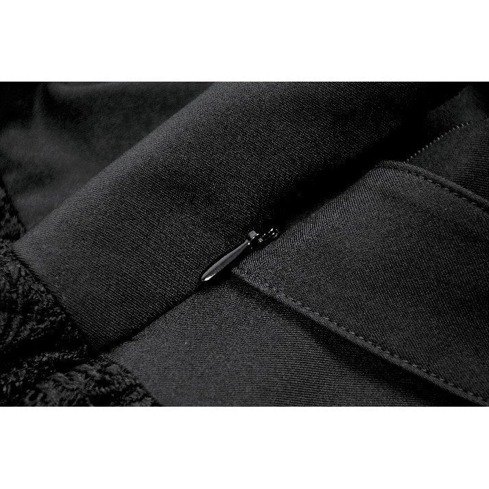 Black Lace Buckle Rave Skirt | Dark in Love