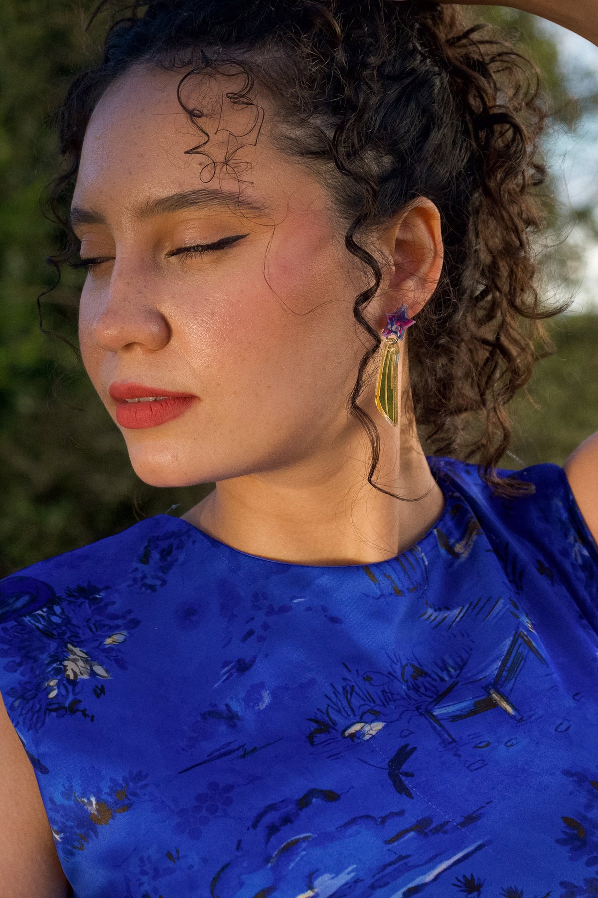 Shooting Star Earrings | Celestial Statement Jewellery