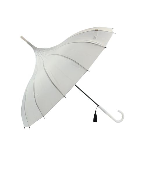 Timeless Pagoda Umbrella - White