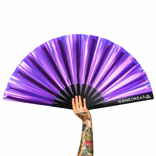 XL Festival Fan - Iridescent, Party Purple
