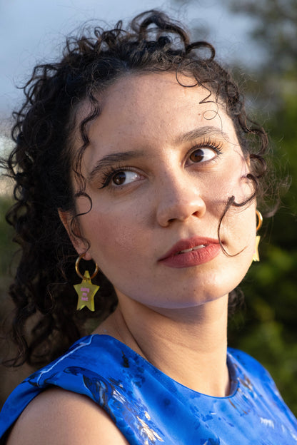 Doing My Best Hoop Earrings | Positive Statement Jewellery