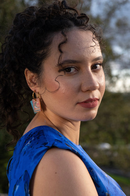 Tarot Card Hoop Earrings | Celestial Jewellery