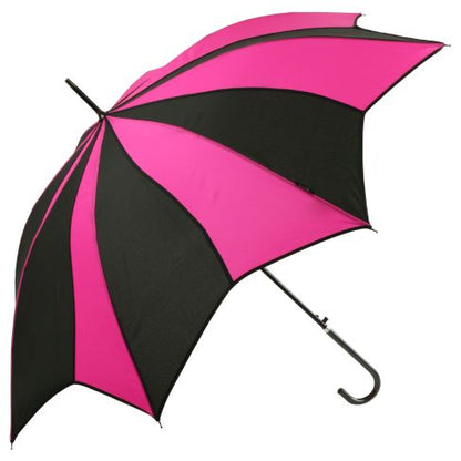 Pink & Black Batwing Umbrella