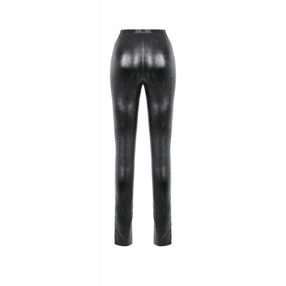 Black Serpentine Mesh Panel Rave Leggings | Dark in Love