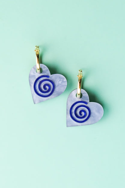 Celtic Spiral Hoop Earrings | Celtic Jewellery