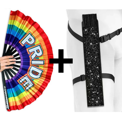 Rainbow Pride XL Festival Fan