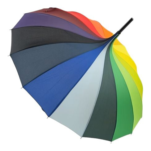 Timeless Pagoda Umbrella - Rainbow