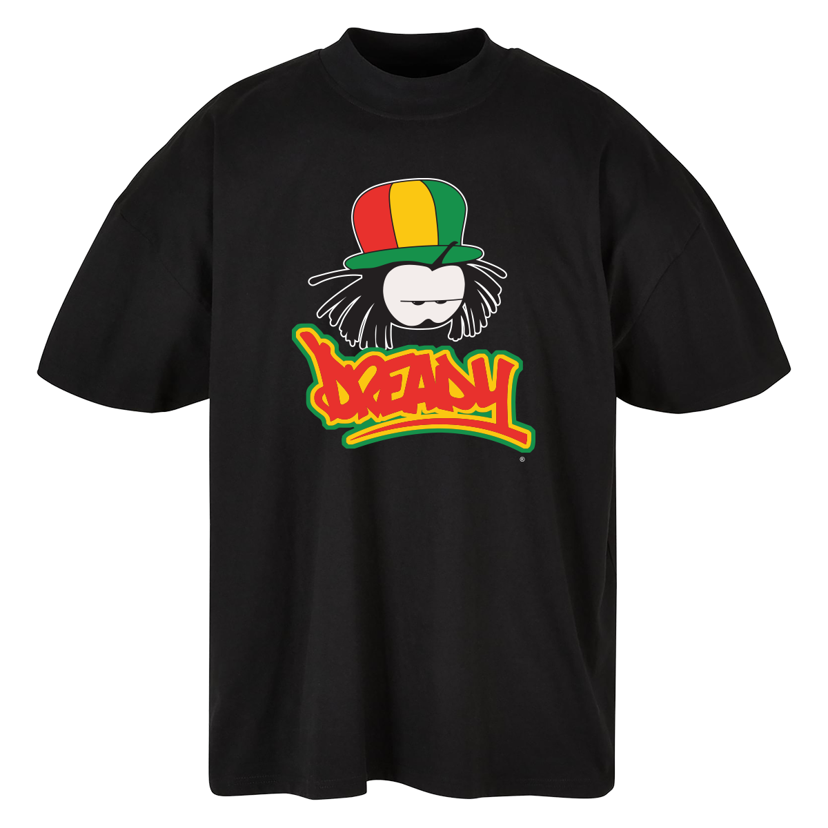 Dready Classic Oversized Premium T-shirt product image showing the graphic design.