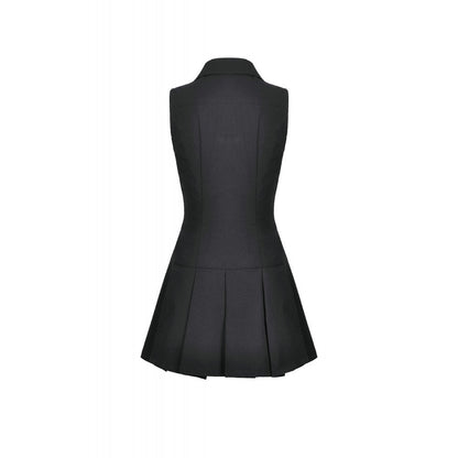 Black Corset Mini Dress with Lace-Up Details | Dark In Love