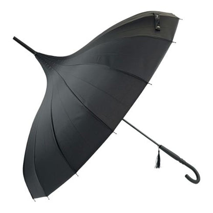 Timeless Black Pagoda Umbrella