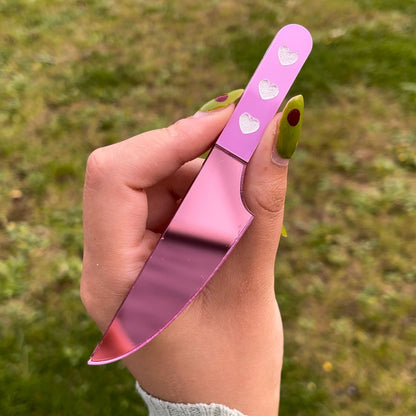 Pink Large Knife Hair Clip | Statement Hair Accessory