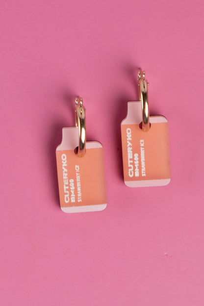 Vape Hoop Earrings | Quirky Statement Jewellery