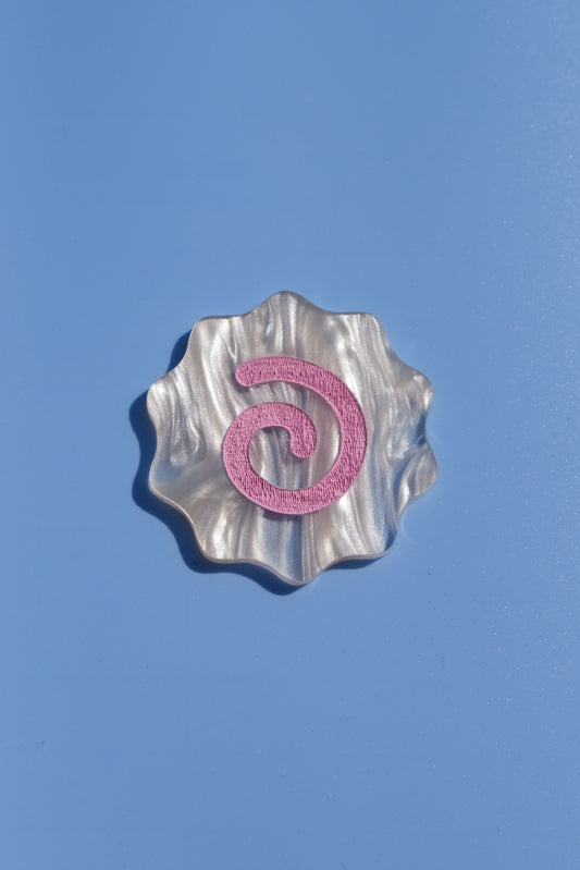 Narutomaki Fish Cake Hair Clip | Japanese Food Hair Accessory