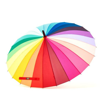 24 Panel Rainbow Umbrella